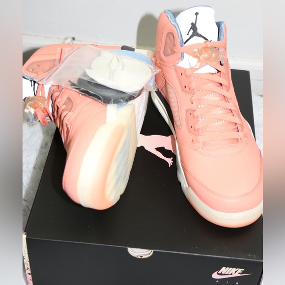 Air Jordan 5 Retro SP DV4982 641 x Dj Khaled Crimson Bliss Mens Size 12.5 New - Picture 6 of 10